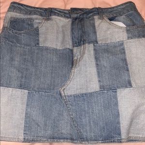 Denim skirt